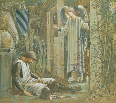 Het Falen van Sir Lancelot door Edward Burne Jones